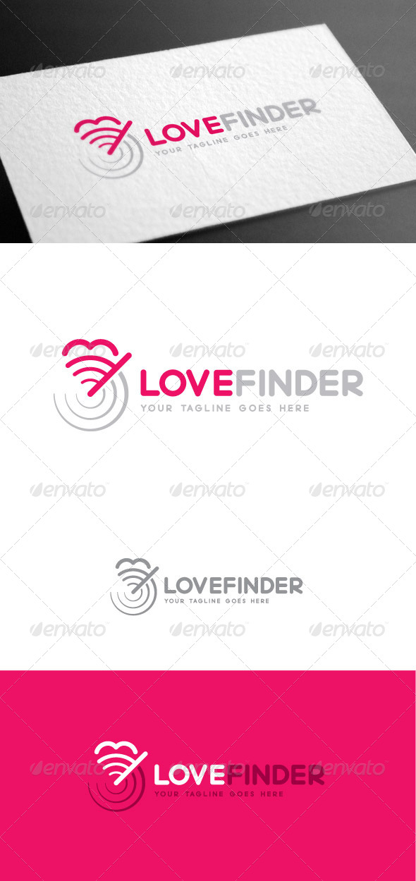 GraphicRiver Love Finder Logo Template 8426999 GraphicRiver Love Finder Logo Template 8426999