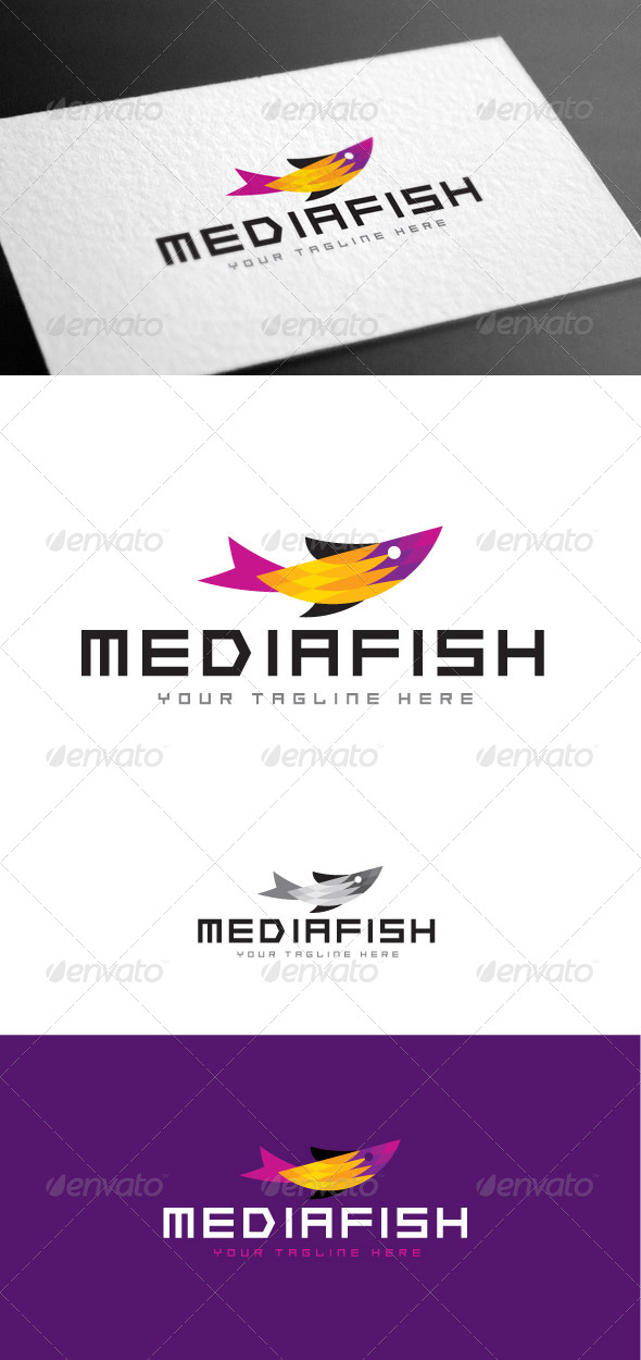 GraphicRiver Mediafish Logo Template 8427001 GraphicRiver Mediafish Logo Template 8427001