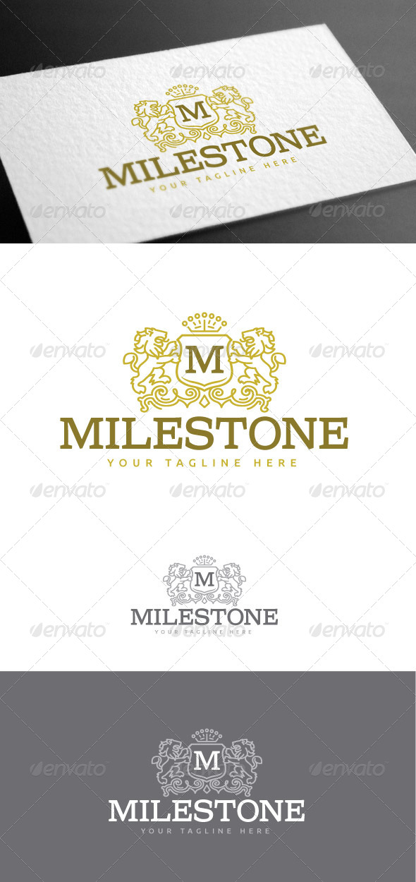 GraphicRiver Milestone Logo Template 8427002 GraphicRiver Milestone Logo Template 8427002