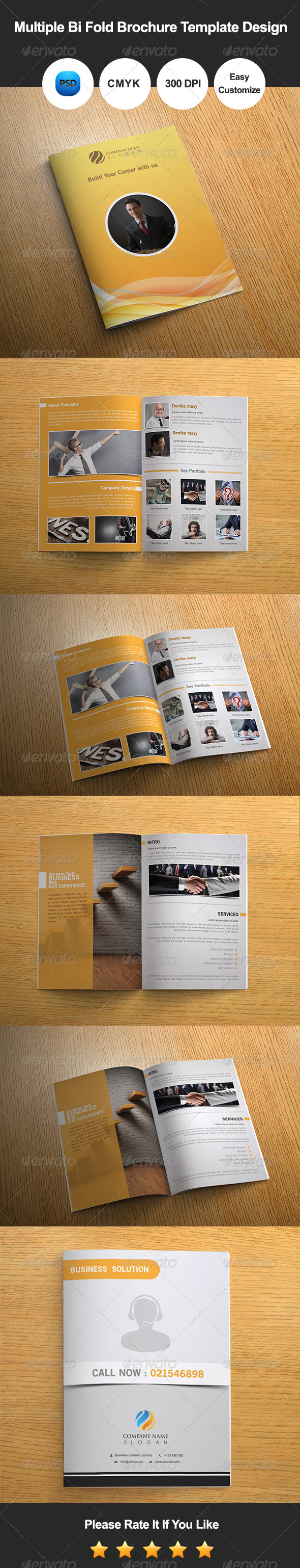 GraphicRiver Multiple Bi Fold Brochure Template Design 8427248 GraphicRiver Multiple Bi Fold Brochure Template Design 8427248