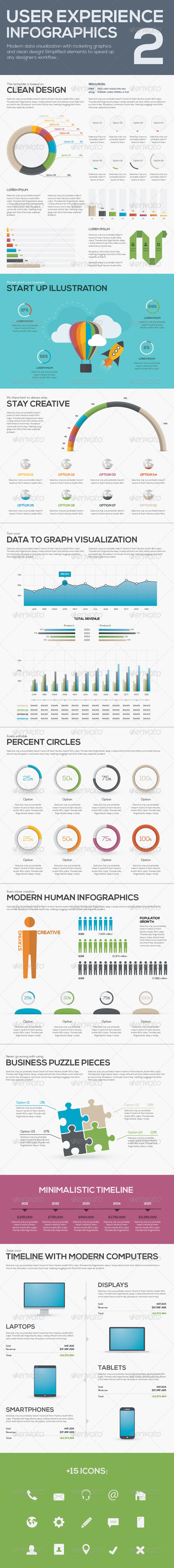 Infographic Template Vector Kit 2 for Designers (Infographics)