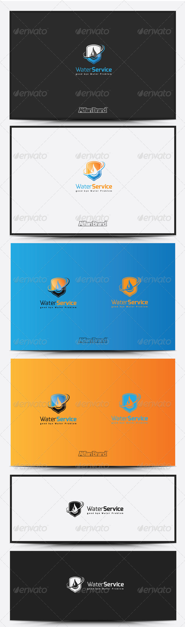 GraphicRiver Water Logo 8431075 GraphicRiver Water Logo 8431075
