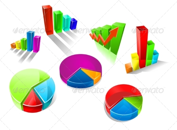 GraphicRiver Set of Colorful 3D Graphs and Charts 8431802 GraphicRiver Set of Colorful 3D Graphs and Charts 8431802
