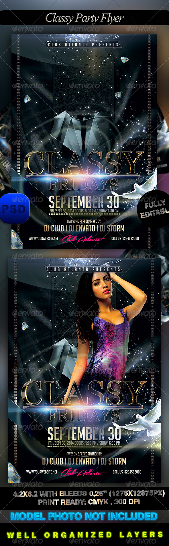 Classy Party Flyer (Clubs & Parties)