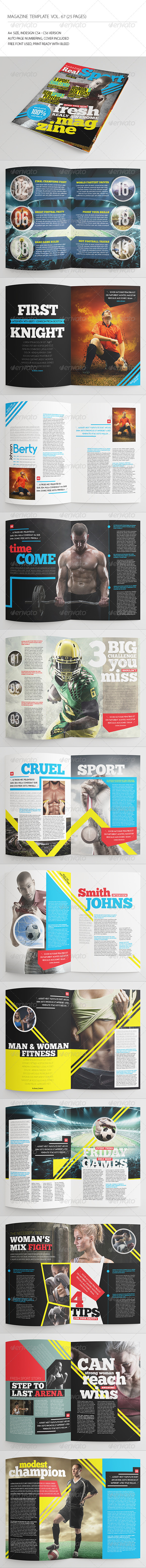 25 Pages Sport Magazine Vol67 (Magazines)