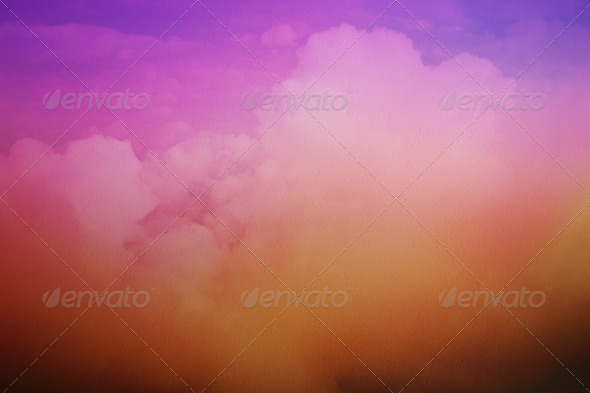 Clouds - Above the Heavens Background - Stock Photo - Images