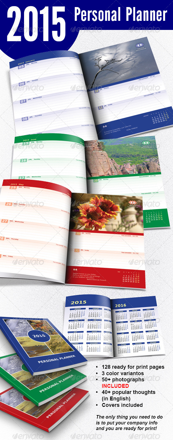 2015 Personal Planner (Calendars)