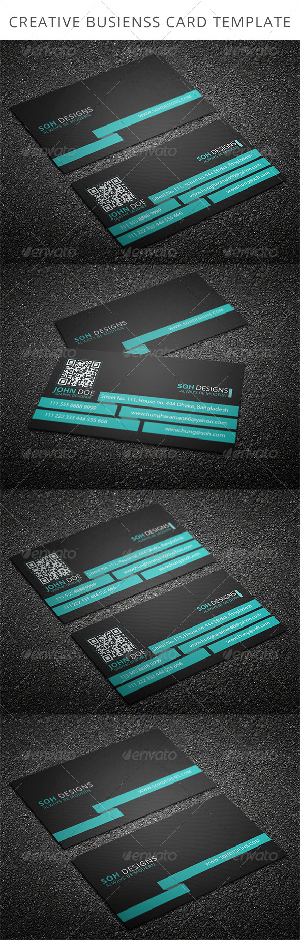 Corporate Business Card Template 3 (Corporate)