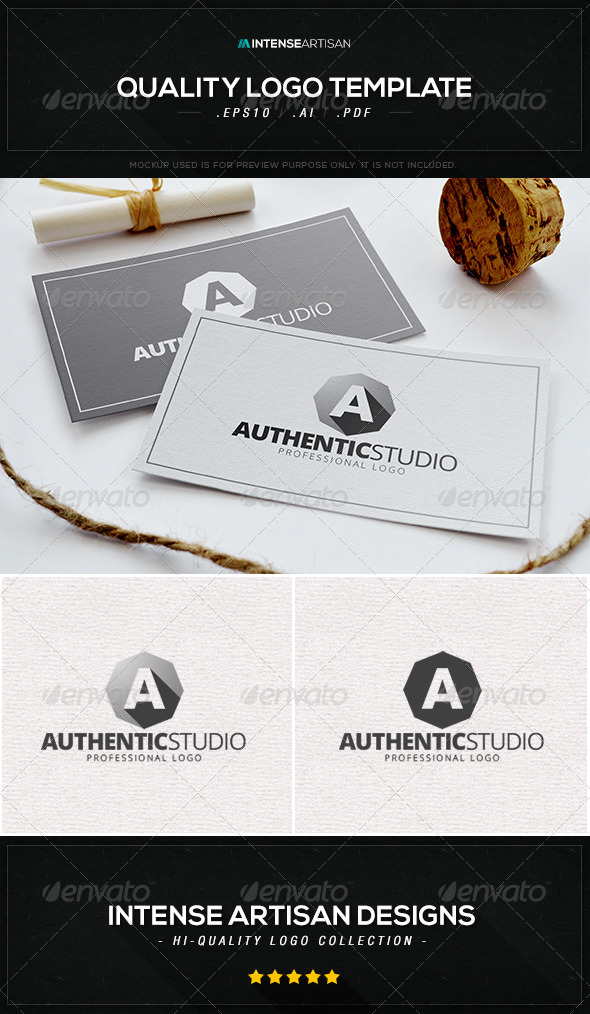 GraphicRiver Authentic Studio Logo Template 8432932 GraphicRiver Authentic Studio Logo Template 8432932