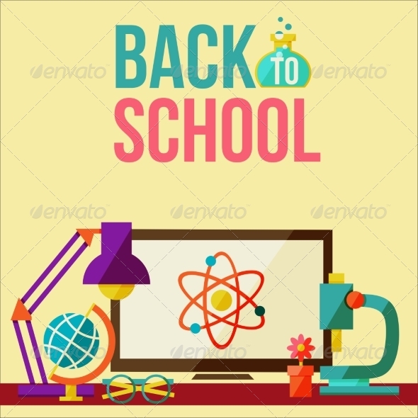 GraphicRiver Back to School Design Template 8434121 GraphicRiver Back to School Design Template 8434121