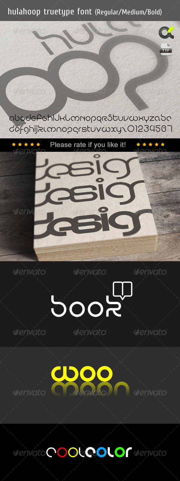 GraphicRiver HulaHoop TrueType Font 8434186 GraphicRiver HulaHoop TrueType Font 8434186