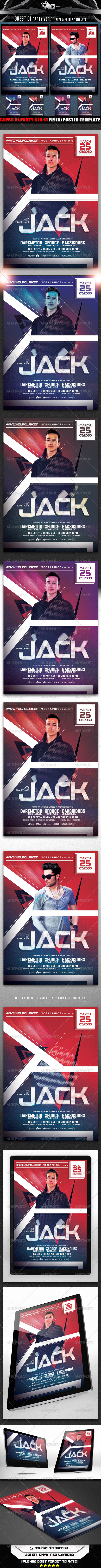 GraphicRiver Guest DJ Party Ver.11 Flyer Poster Template 8434490 GraphicRiver Guest DJ Party Ver.11 Flyer Poster Template 8434490