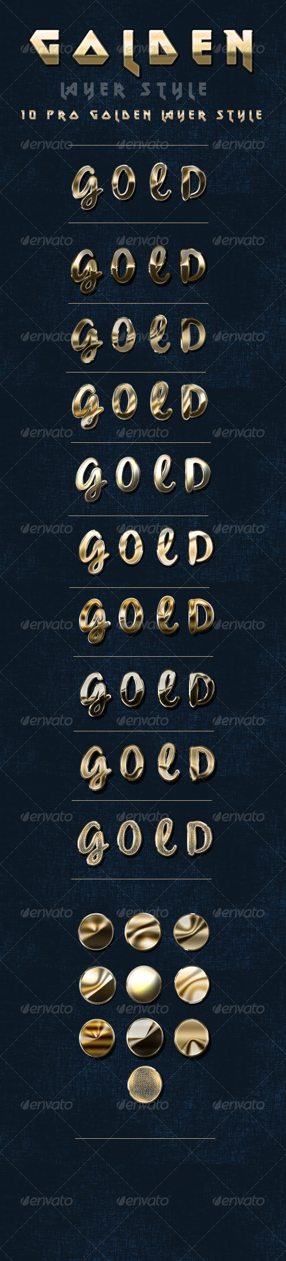 GraphicRiver Golden Layer Style 8434499 GraphicRiver Golden Layer Style 8434499