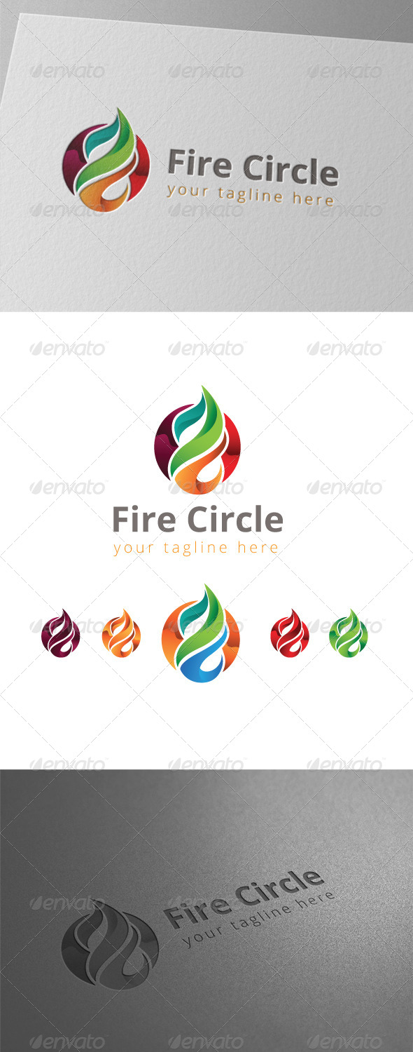 GraphicRiver Fire Circle Logo 8434548 GraphicRiver Fire Circle Logo 8434548