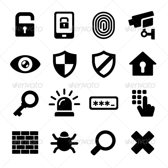 GraphicRiver Security Icons Set 8434742 GraphicRiver Security Icons Set 8434742