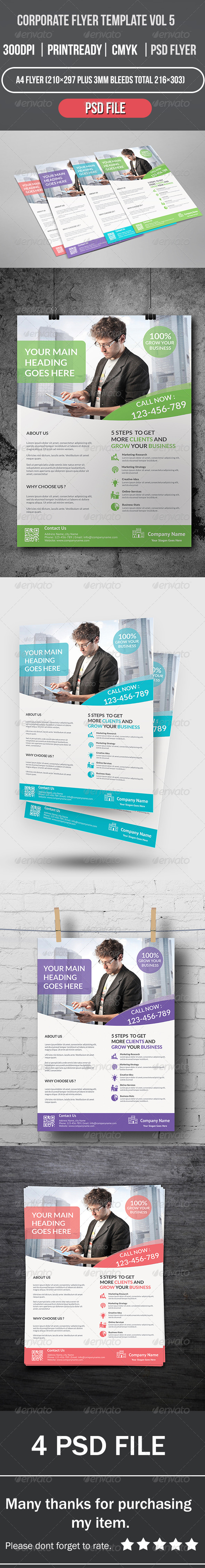 GraphicRiver Corporate Flyer Template Vol 5 8435034 GraphicRiver Corporate Flyer Template Vol 5 8435034