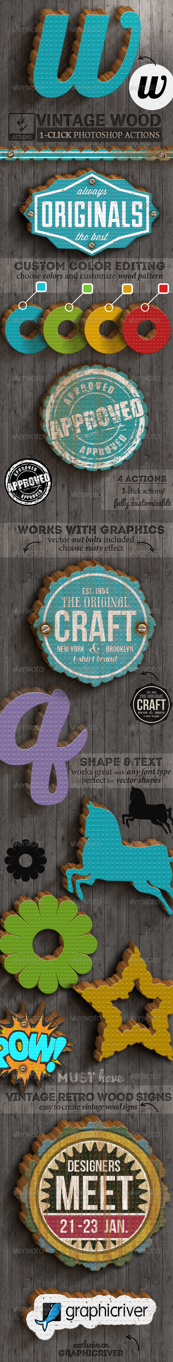 GraphicRiver 3D Vintage Wood Photoshop Actions 8435064 GraphicRiver 3D Vintage Wood Photoshop Actions 8435064