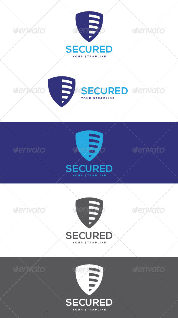 GraphicRiver Secured Logo 8435947 GraphicRiver Secured Logo 8435947
