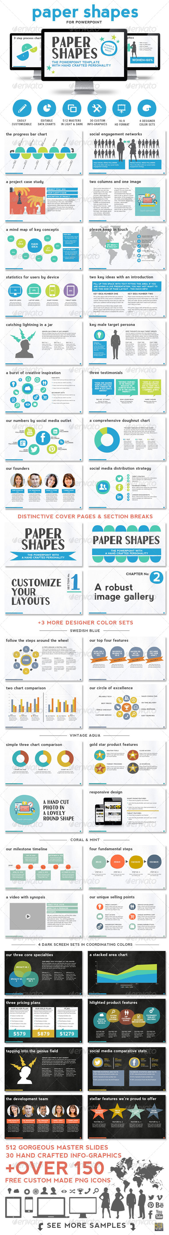 GraphicRiver Paper Shapes Powerpoint Presentation Templates 8436011 GraphicRiver Paper Shapes Powerpoint Presentation Templates 8436011