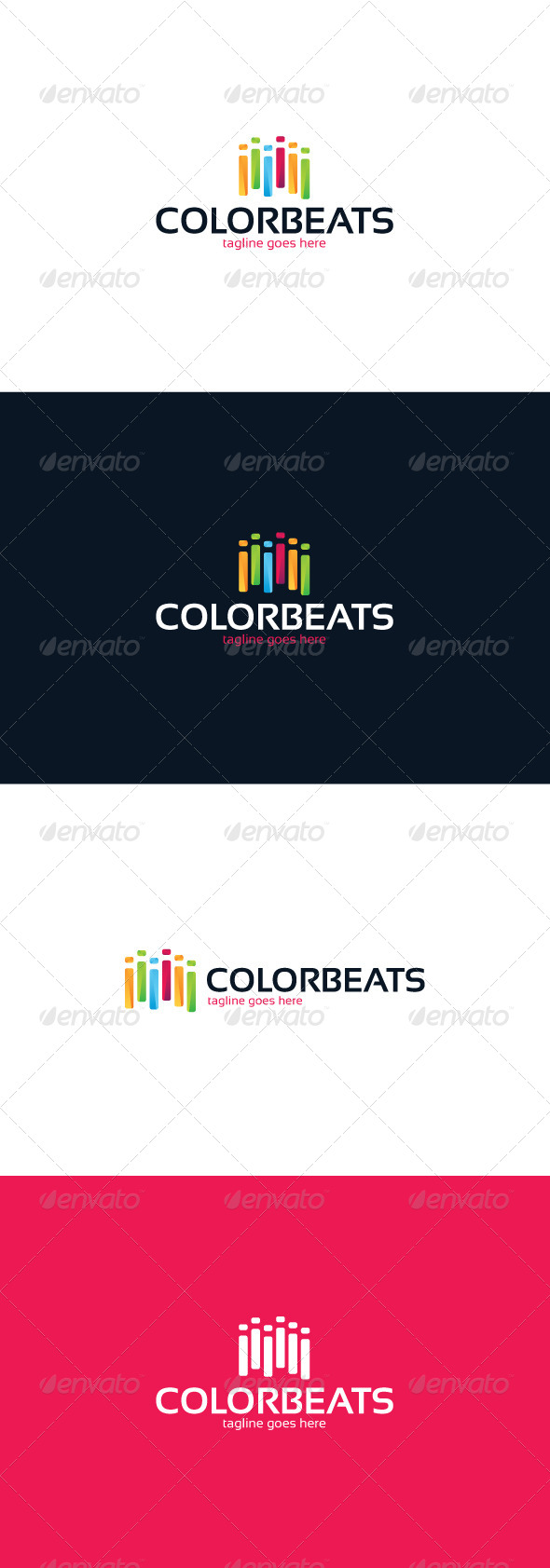 GraphicRiver Color Beats Logo 8436669 GraphicRiver Color Beats Logo 8436669