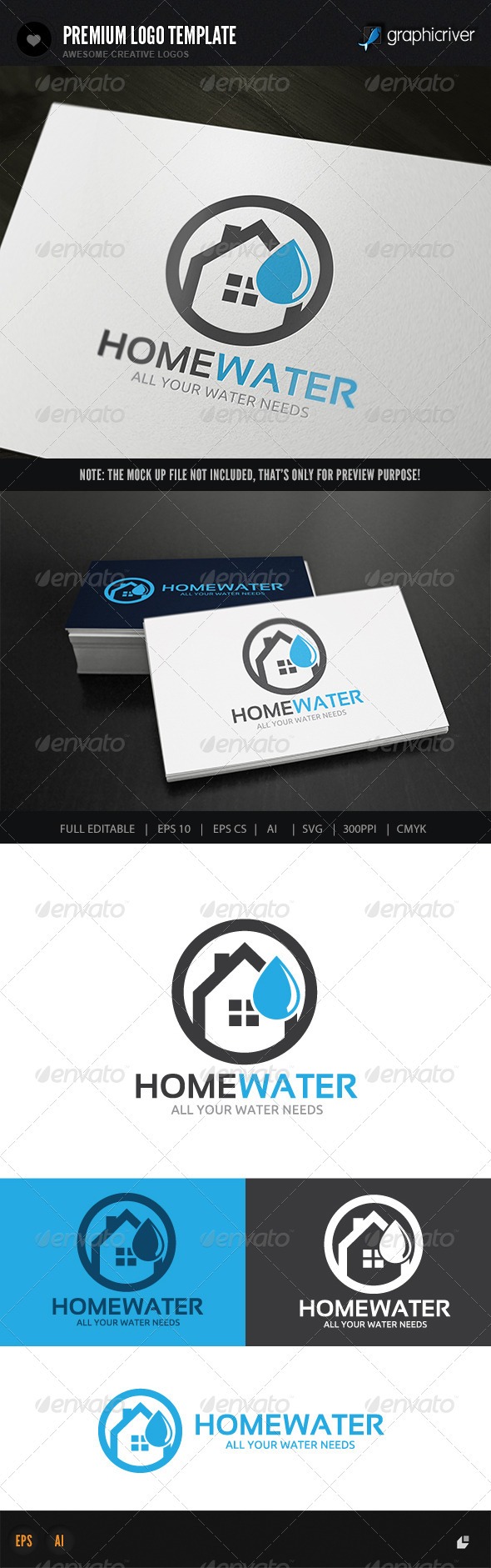 GraphicRiver Home Water Services 8436723 GraphicRiver Home Water Services 8436723