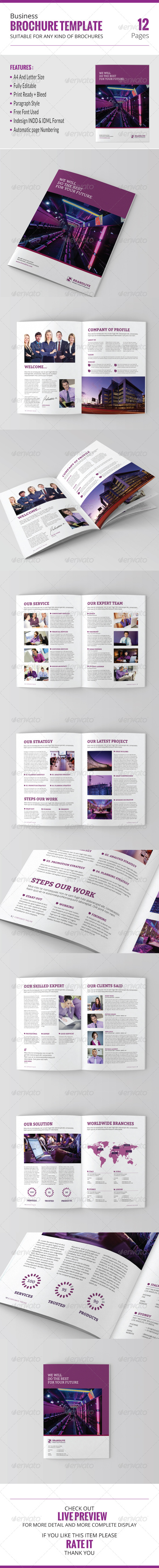 GraphicRiver Business Brochure Template 8436935 GraphicRiver Business Brochure Template 8436935