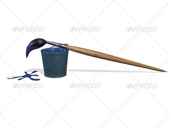 GraphicRiver Bucket of Paint 8435993 GraphicRiver Bucket of Paint 8435993