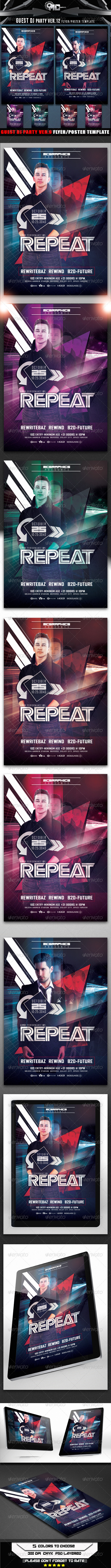 GraphicRiver Guest DJ Party Ver.12 Flyer Poster Template 8438872 GraphicRiver Guest DJ Party Ver.12 Flyer Poster Template 8438872