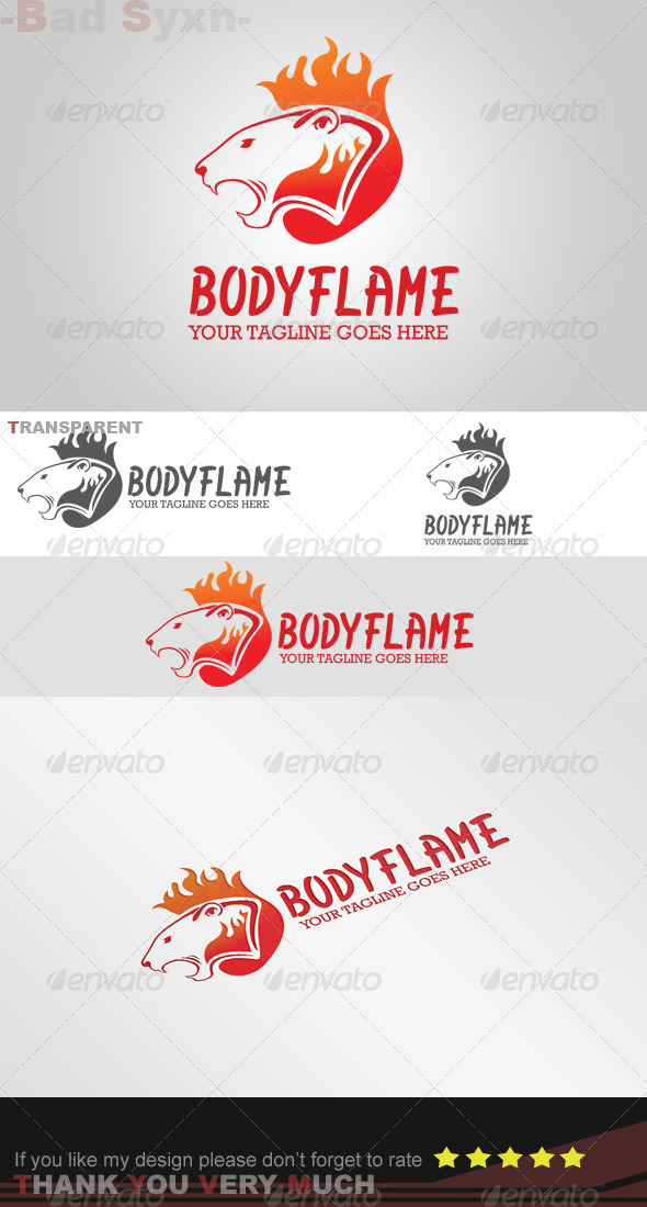 GraphicRiver Bodyflame Logo Template 8447108 GraphicRiver Bodyflame Logo Template 8447108
