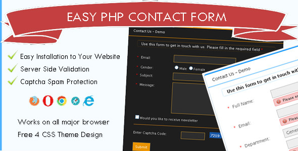 CodeCanyon Easy PHP Contact Form Script 8284762 CodeCanyon Easy PHP Contact Form Script 8284762