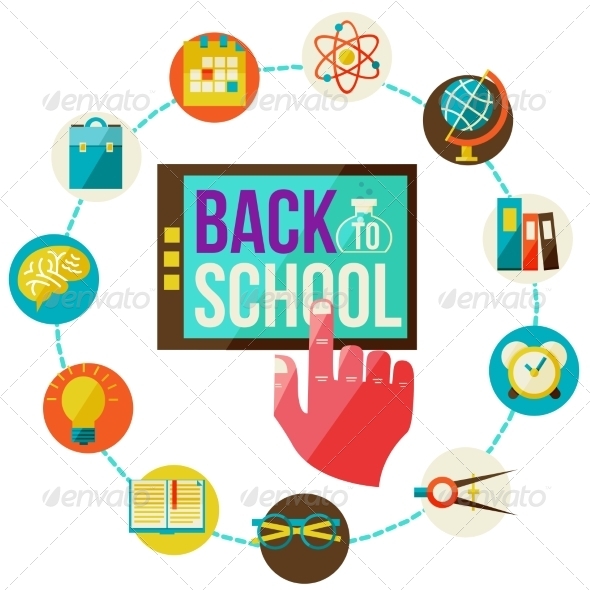 GraphicRiver Back to School Design Template 8454163 GraphicRiver Back to School Design Template 8454163