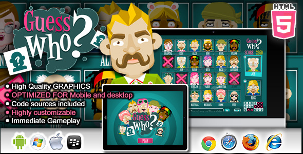 CodeCanyon Guess Who HTML5 Game 8454226 CodeCanyon Guess Who HTML5 Game 8454226