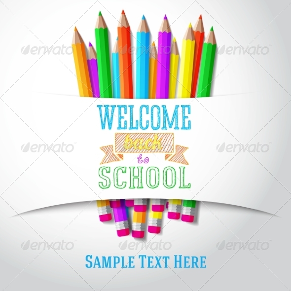 GraphicRiver Welcome Back to School Hand-Drawn Greeting 8454268 GraphicRiver Welcome Back to School Hand-Drawn Greeting 8454268