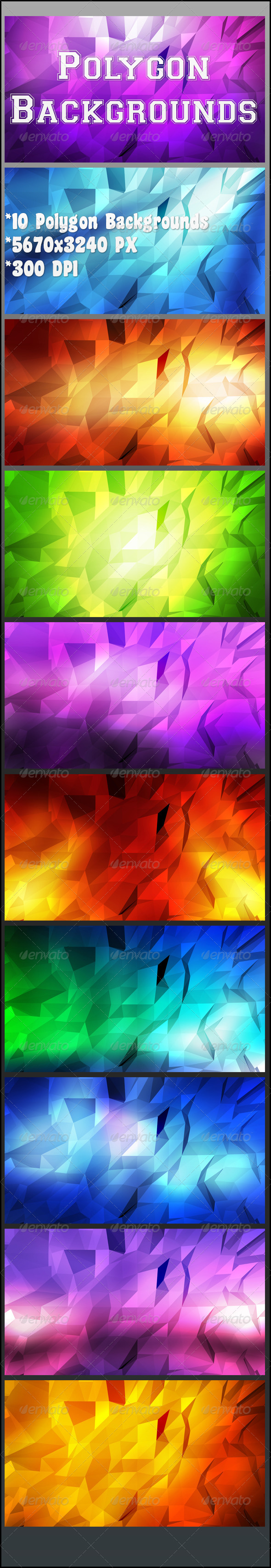 GraphicRiver Polygon Backgrounds 8454295 GraphicRiver Polygon Backgrounds 8454295