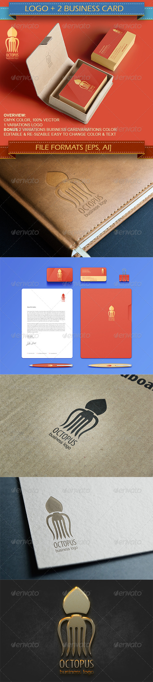 GraphicRiver Octopus Business Logo 8454297 GraphicRiver Octopus Business Logo 8454297