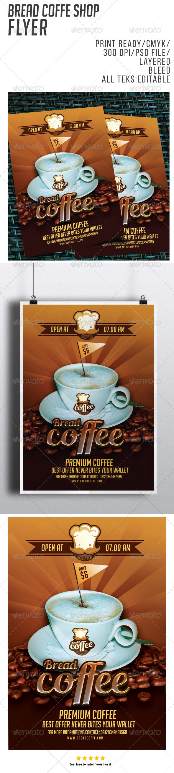 Bread Coffe Flyer (Miscellaneous)