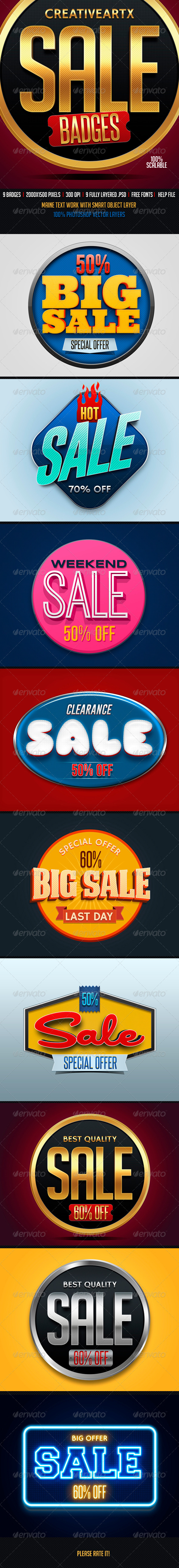 Sale Badges 2 - Badges & Stickers Web Elements