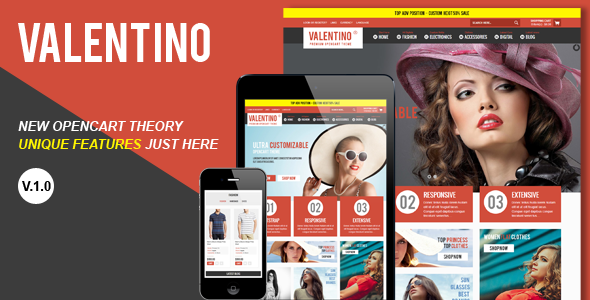 ThemeForest Valentino Premium Opencart Theme 8390917 ThemeForest Valentino Premium Opencart Theme 8390917