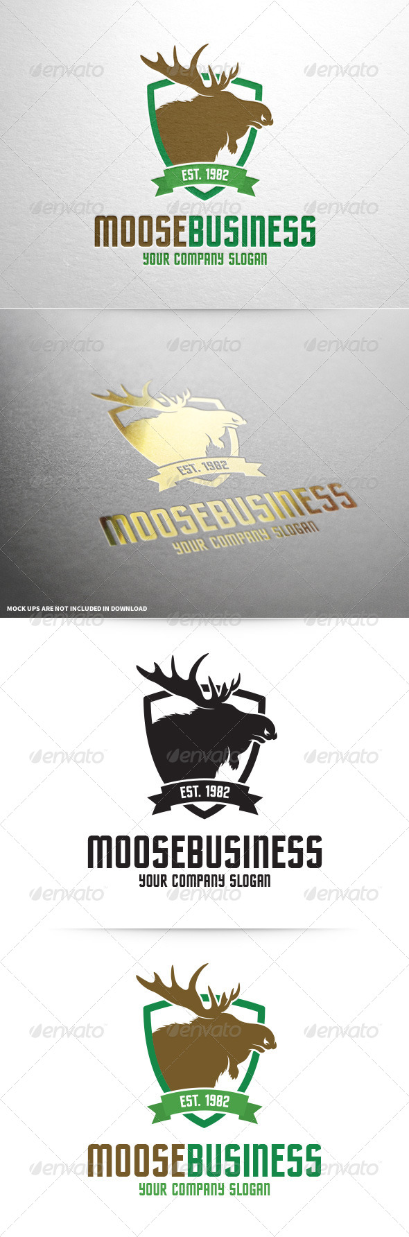 GraphicRiver Moose Business Logo Template 8454439 GraphicRiver Moose Business Logo Template 8454439