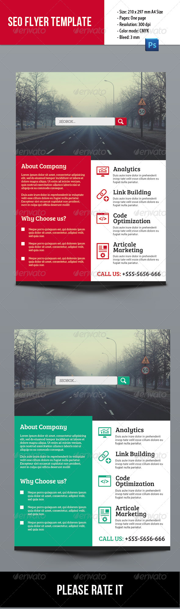 SEO Business Flyer (Corporate)