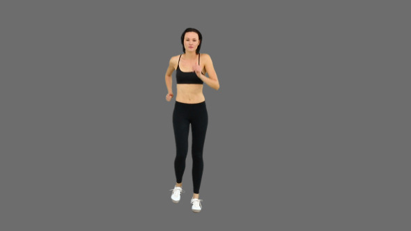 Fit Brunette Jogging 2 Fit Brunette Jogging 2