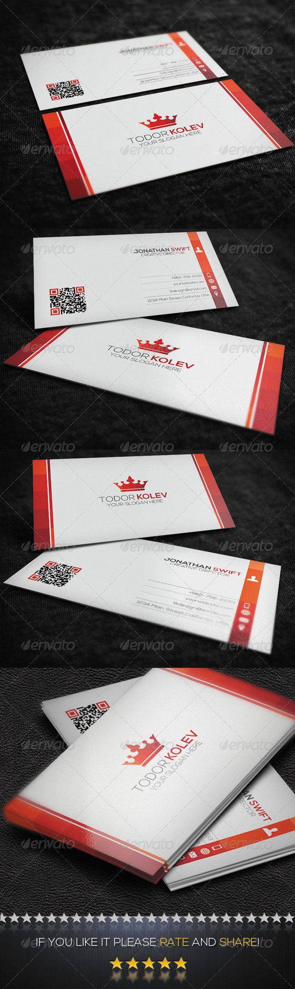 Clean Corporate Business Card No.02 (Corporate)