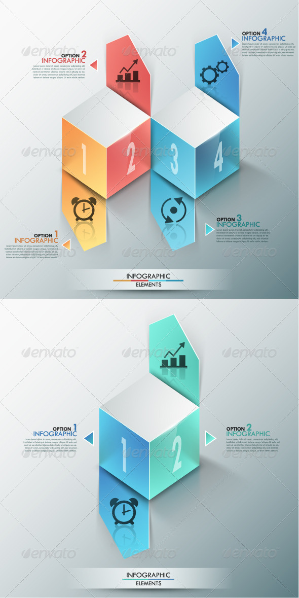 Modern Infographic Options Banner (2 Versions) (Infographics)