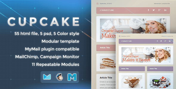 Cupcake - Responsive Email Template