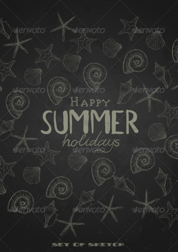 GraphicRiver Stylized Drawing With Chalk On Blackboard 8460487 GraphicRiver Stylized Drawing With Chalk On Blackboard 8460487