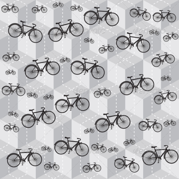 GraphicRiver Bicycle Pattern 8463009 GraphicRiver Bicycle Pattern 8463009