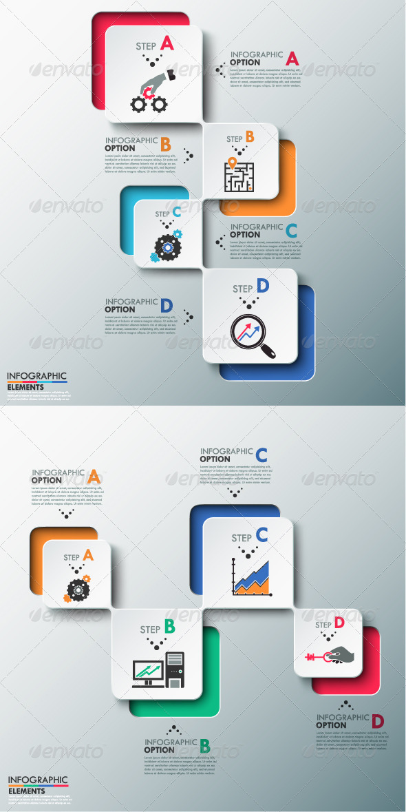 GraphicRiver Modern Infographics Process Template 2 Versions 8463372 GraphicRiver Modern Infographics Process Template 2 Versions 8463372