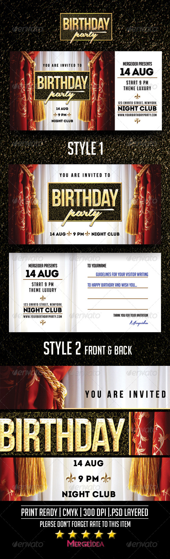 Birthday Party Invitation Birthday Party Invitation