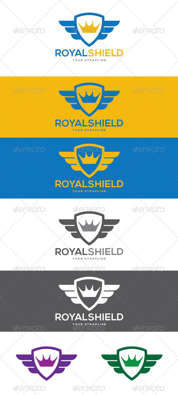 GraphicRiver Royal Shield Logo 8465069 GraphicRiver Royal Shield Logo 8465069