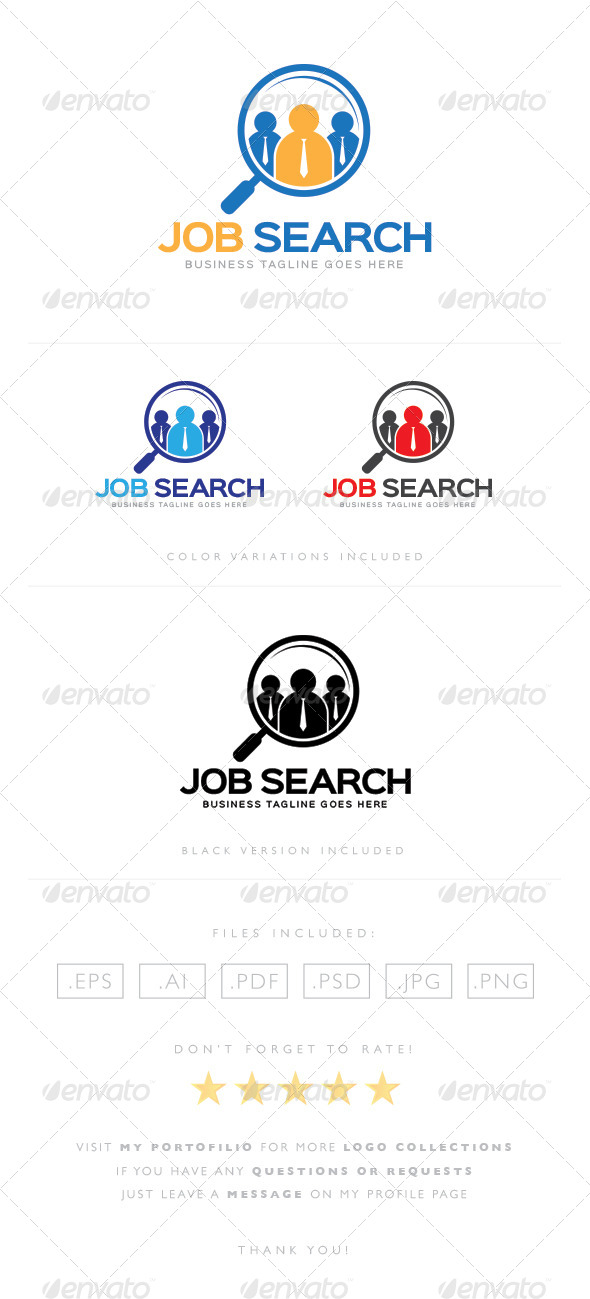 GraphicRiver Job Search Logo 8465214 GraphicRiver Job Search Logo 8465214
